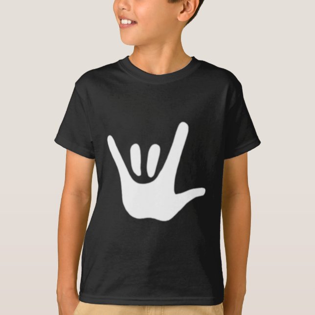 Camiseta American Sign Language Love Asl Deaf Awareness  (Frente)