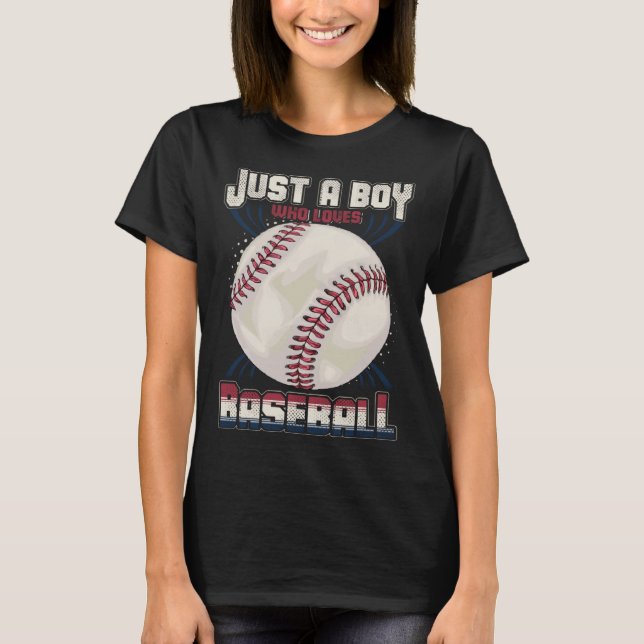 Camiseta American Sport Fan Baseball  Boys Batter Baseball (Frente)