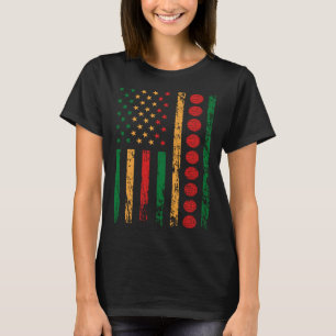Camiseta American Sports Flag Black History Money