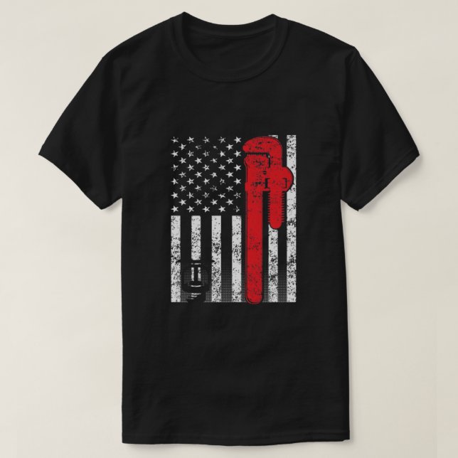 Camiseta American Sprinkler Fitter (Frente do Design)