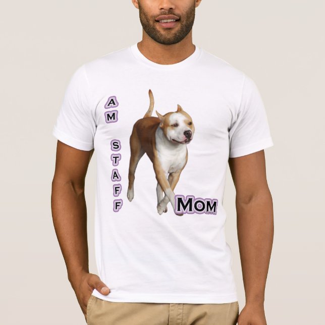 Camiseta American Staffordshire Mãe 4 (Frente)