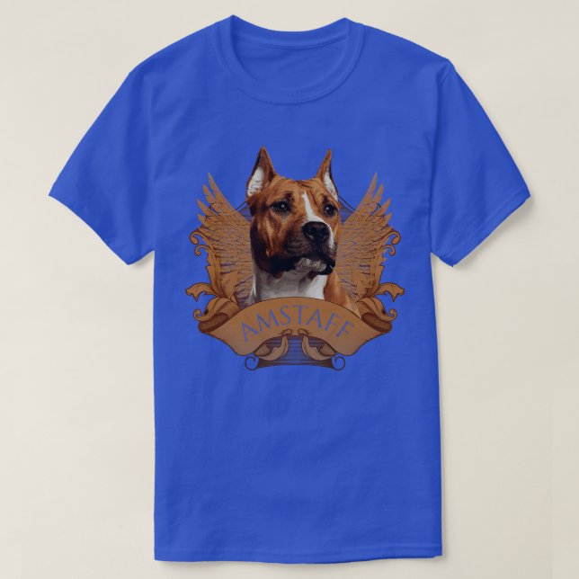 Camiseta American Staffordshire Terrier Amstaff (14) (Frente do Design)