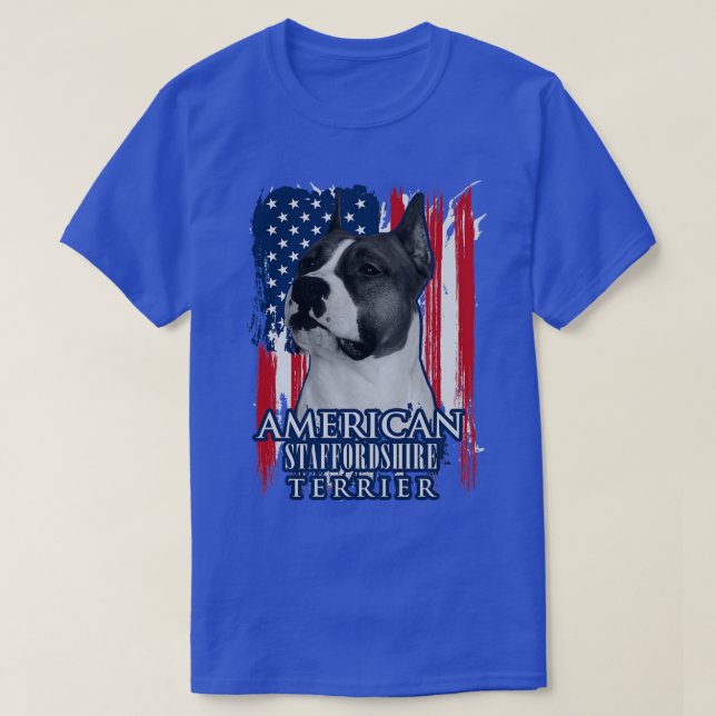 Camiseta American Staffordshire Terrier Amstaff (22) (Frente do Design)