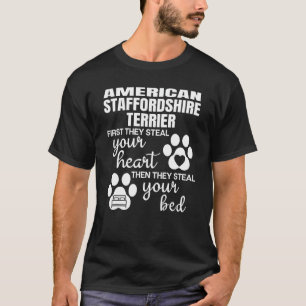 Camiseta American Staffordshire Terrier Gifts Cote Paw