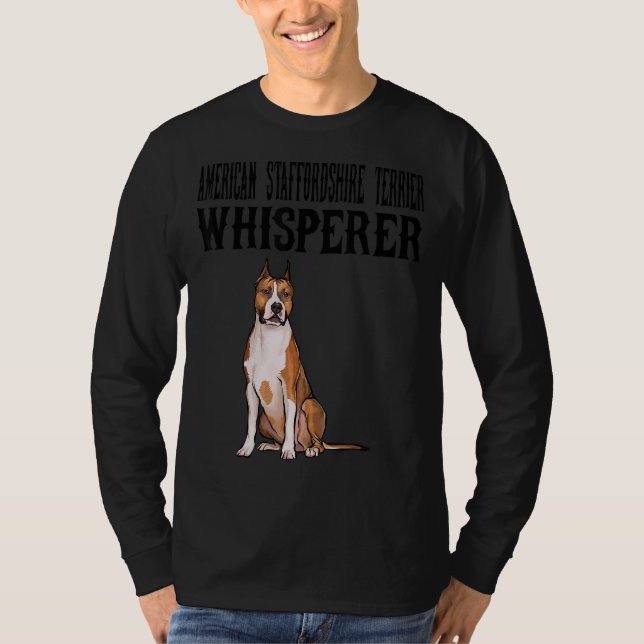 Camiseta American Staffordshire Terrier Wisperer Dog (Frente)