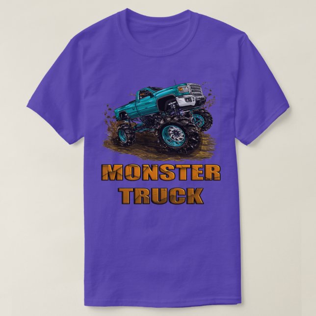 Camiseta American Super Sport Super Auto Gasser Monster Tru (Frente do Design)