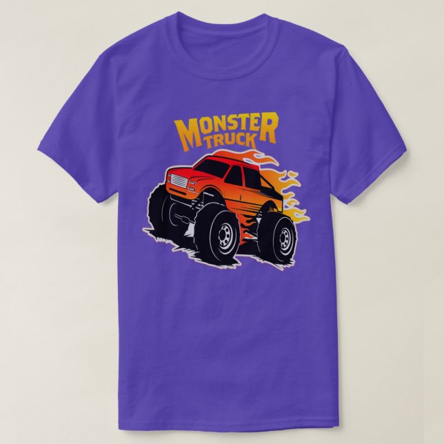 Camiseta American Super Sport Super Auto Gasser Monster Tru (Frente do Design)