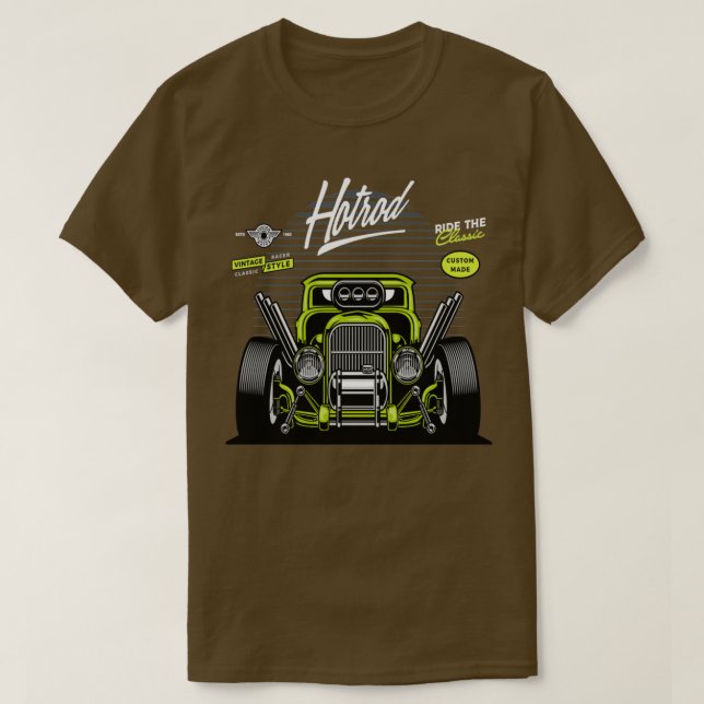 Camiseta American Super Sport Super Auto Gasser Rick R (Frente do Design)