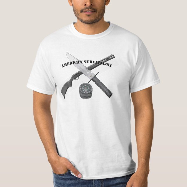 CAMISETA AMERICAN SURVIVALIST (Frente)