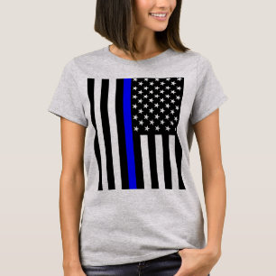 Camiseta American Thin Blue Line Graphic