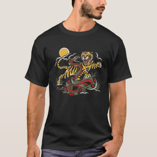 Camiseta American Traditional Tattoo Old School Flash Tiger