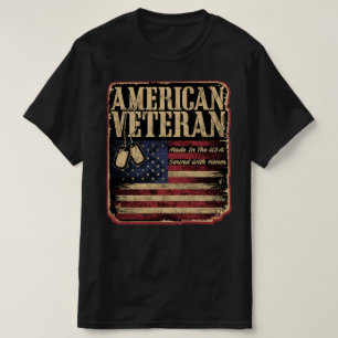 CAMISETA AMERICAN VETERAN USA FLAG