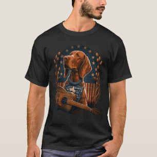 Camiseta American Vizsla Guitar USA County Music