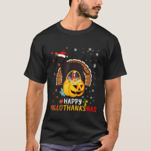 Camiseta American Water Spaniel Halloween And Merry Christm