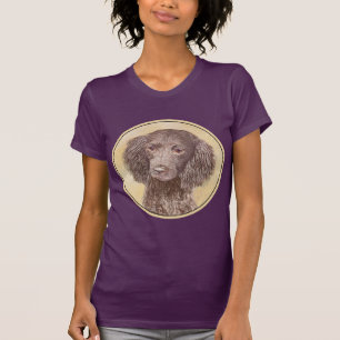 Camiseta American Water Spaniel Painting - Arte Original de