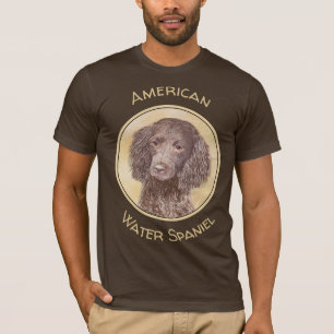 Camiseta American Water Spaniel Painting - Arte Original de