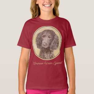 Camiseta American Water Spaniel Painting - Arte Original de