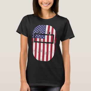 Camiseta American Welder Us Flag Welding Hood Gift 4nftp