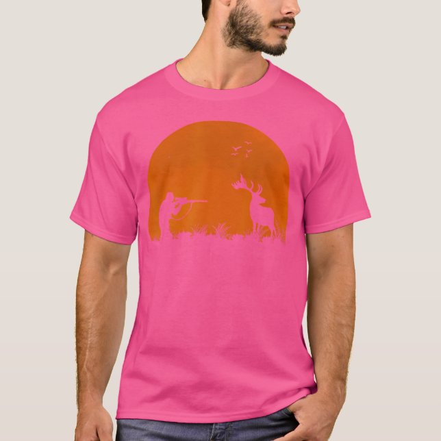 Camiseta American Whitetail Buck Deer Hunter Gift (Frente)
