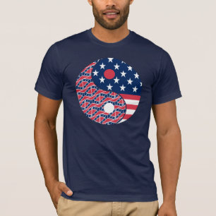 Camiseta American Yin Yang Shirt