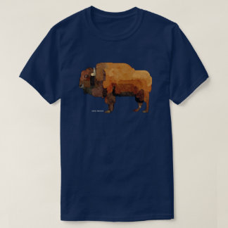 Camiseta Americana Buffalo (Bison) Watercolor