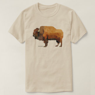 Camiseta Americana Buffalo (Bison) Watercolor