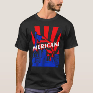 Camiseta Americana, Cidade, Bandeira, BJJ, Jiu-Jitsu, MMA,