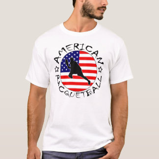 Camiseta americana da equipe do Racquetball do