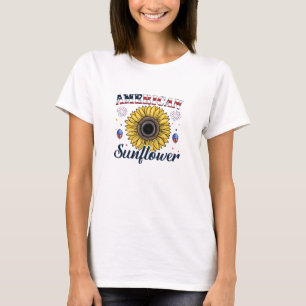 Camiseta Americana de Girassol