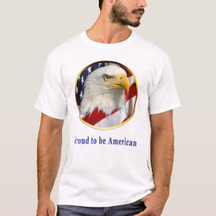 Camiseta americana orgulhosa