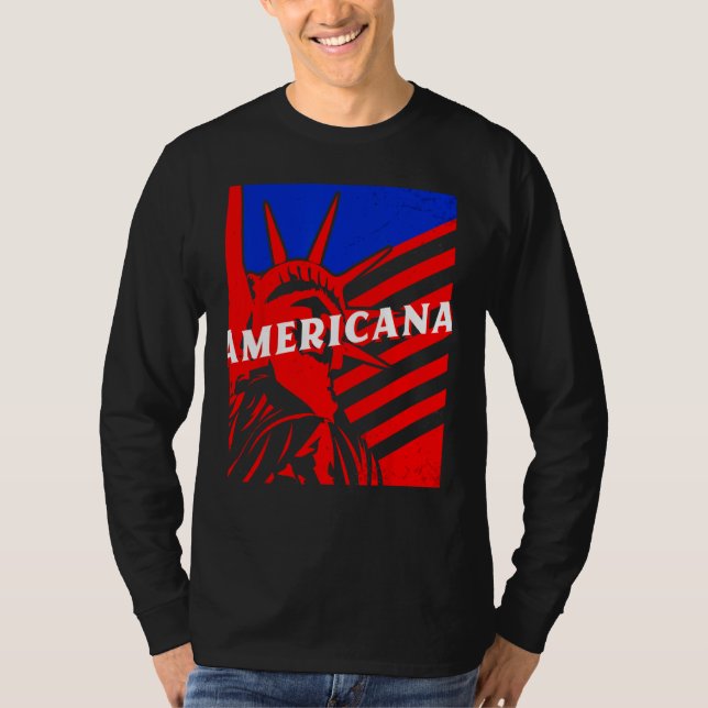 Camiseta Americana Statue of Liberty BJJ Jiu Jitsu MMA Figh (Frente)