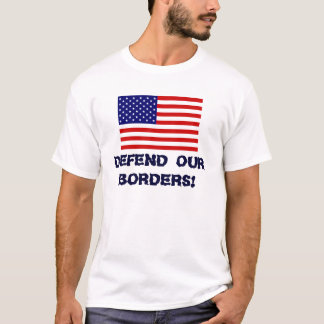 Camiseta AmericanFlag, DEFENDE NOSSAS BEIRAS!