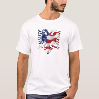 Camiseta Americano albanês Eagle