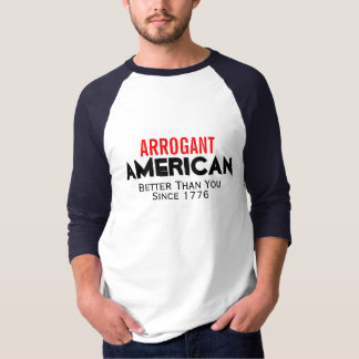 Camiseta Americano arrogante
