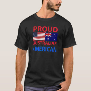 Camiseta Americano australiano orgulhoso