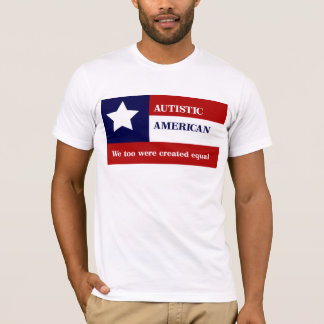Camiseta Americano autístico igual