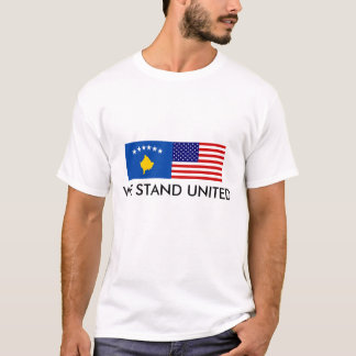 Camiseta americano-bandeira, Flag_of_Kosovo, NÓS ESTAMOS