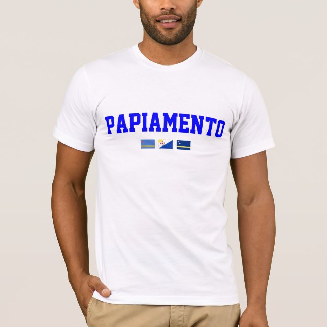 Camiseta Americano básico S de Papiamento - 3XL (Frente)