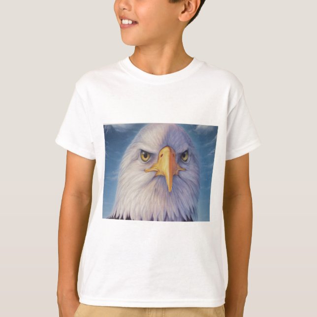Camiseta Americano calvo Eagle (Frente)