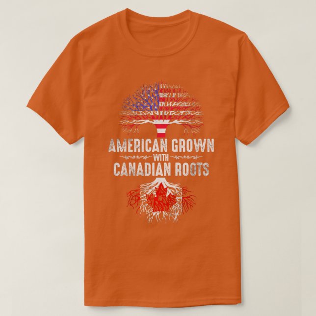 Camiseta Americano canadense (Frente do Design)