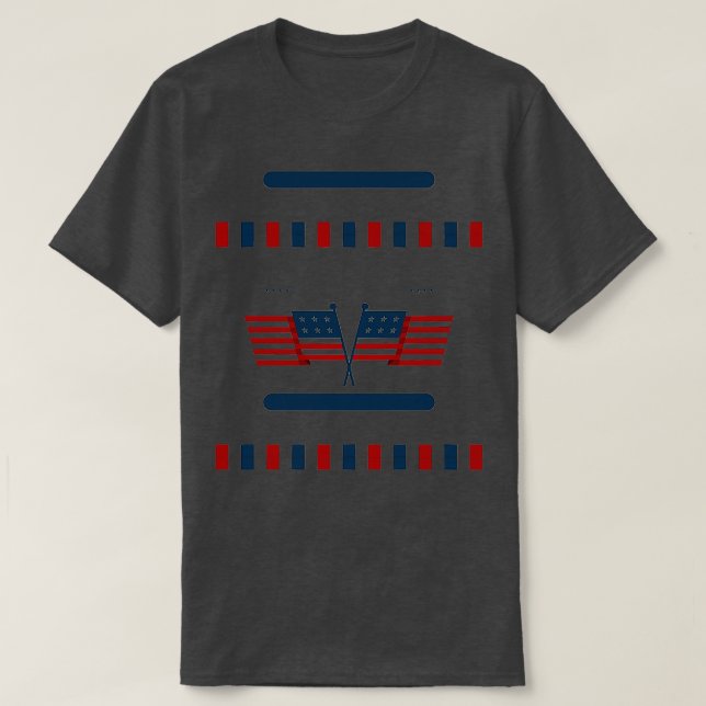 CAMISETA AMERICANO CINCO (Frente do Design)