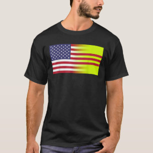 Camiseta Americano com o Vietnã do Sul Roots Viet Nam Cong