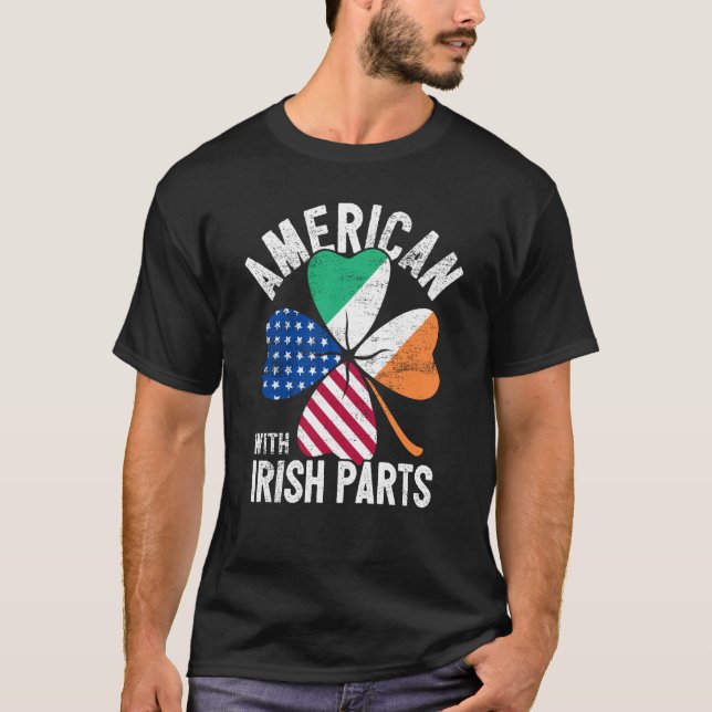 Camiseta Americano com peças irlandesas (Frente)