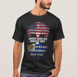 Camiseta Americano cresceu com as Raízes do Uruguai e a Ban