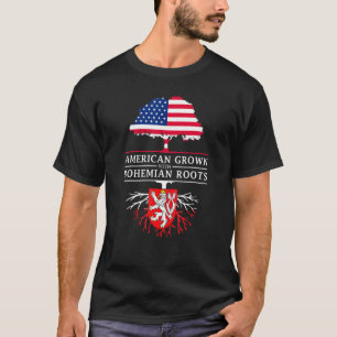 Camiseta Americano cresceu com raízes boêmicas na Boêmia Ch