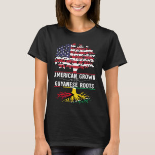 Camiseta Americano cresceu com raízes guianenses