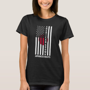 Camiseta Americano cresceu japonês gira no Japão