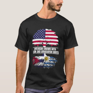 Camiseta Americano crescido com Patrimônio da Bandeira Cuba