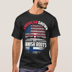Camiseta Americano Cultivado Com Raízes Finlandesas Fam Ban