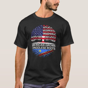 Camiseta Americano Cultivando Congoleses Raízes Homens